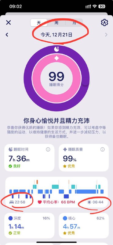 早睡早起了两天，效果都还不错