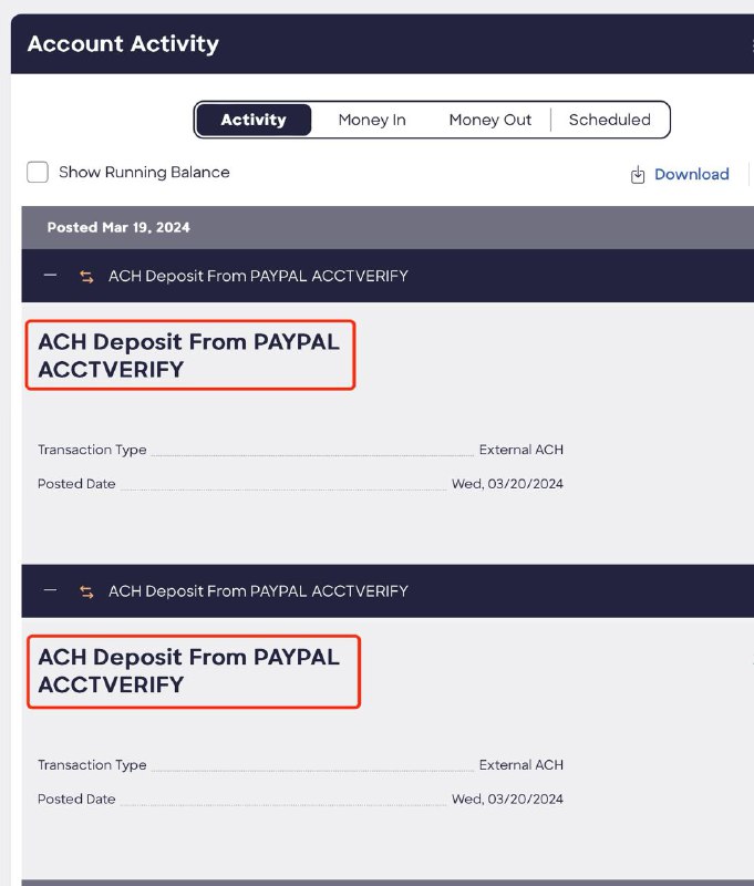 Discover 的 Saving Account 今天突然收到两笔 来自 PayPal 的账户验证存款，吓死，第一时间改了账户密码+把钱先全部转到高盛+冻结了信用卡